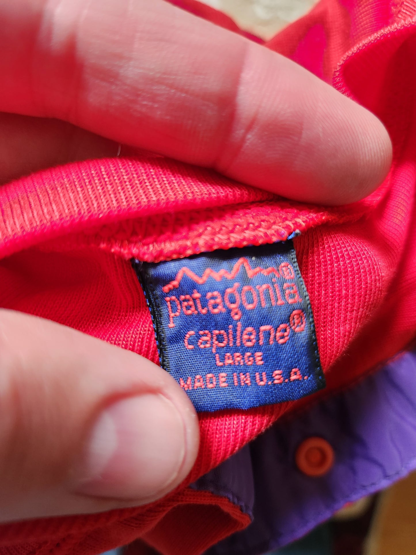 Vintage Long Sleeve Patagonia Capilene Base Layer Shirt