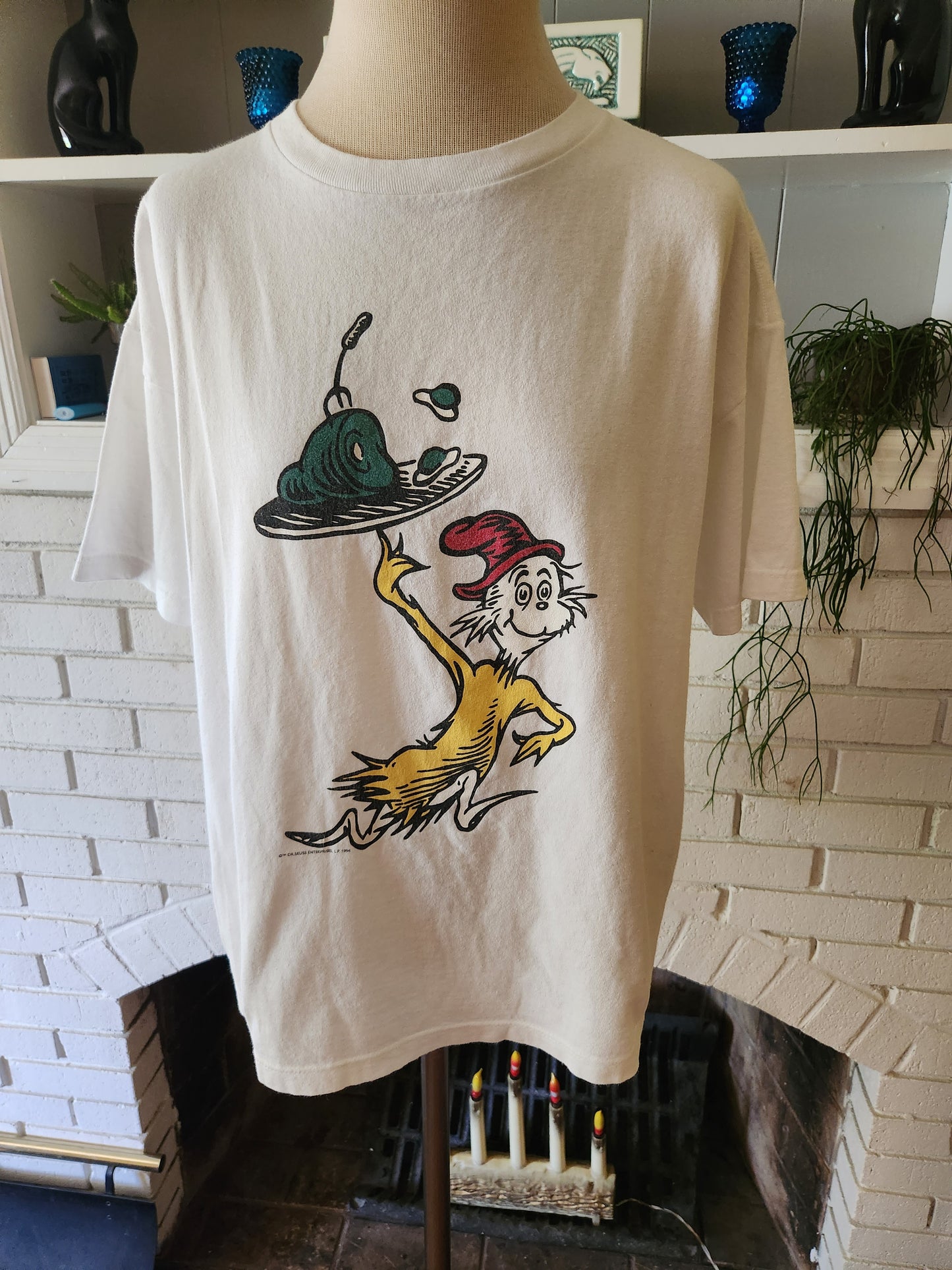Vintage Dr. Seuss Green Eggs and Ham T Shirt