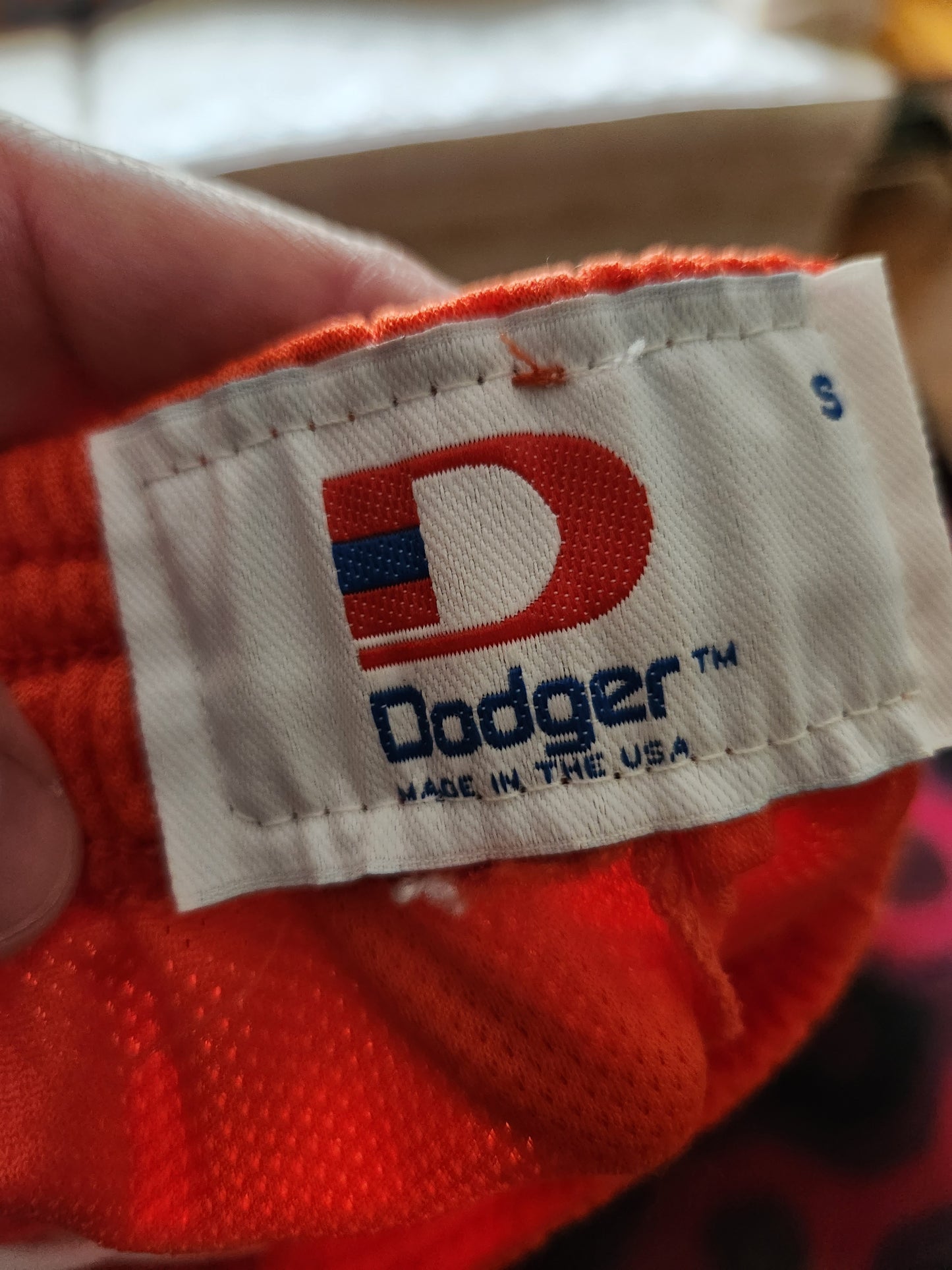 Vintage Orange Sport Shorts by Dodger