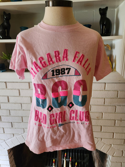 Vintage Niagara Falls Bad Girl Club T Shirt by MADE