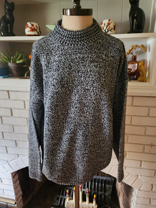 Vintage Black and White Sweater by Clifton Place