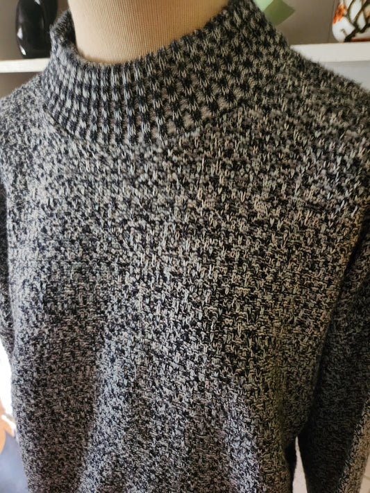 Vintage Black and White Sweater by Clifton Place