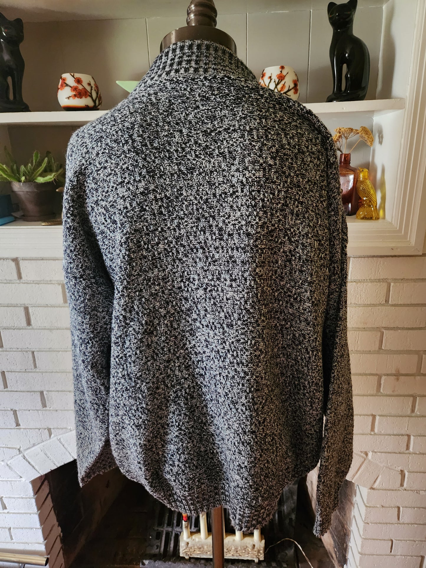 Vintage Black and White Sweater by Clifton Place