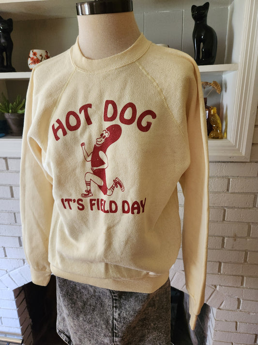 Vintage Yellow Field Day Sweatshirt by U.S. Sweats
