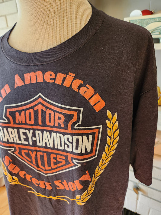 Vintage 1980s York, PA Harley Davidson T-Shirt