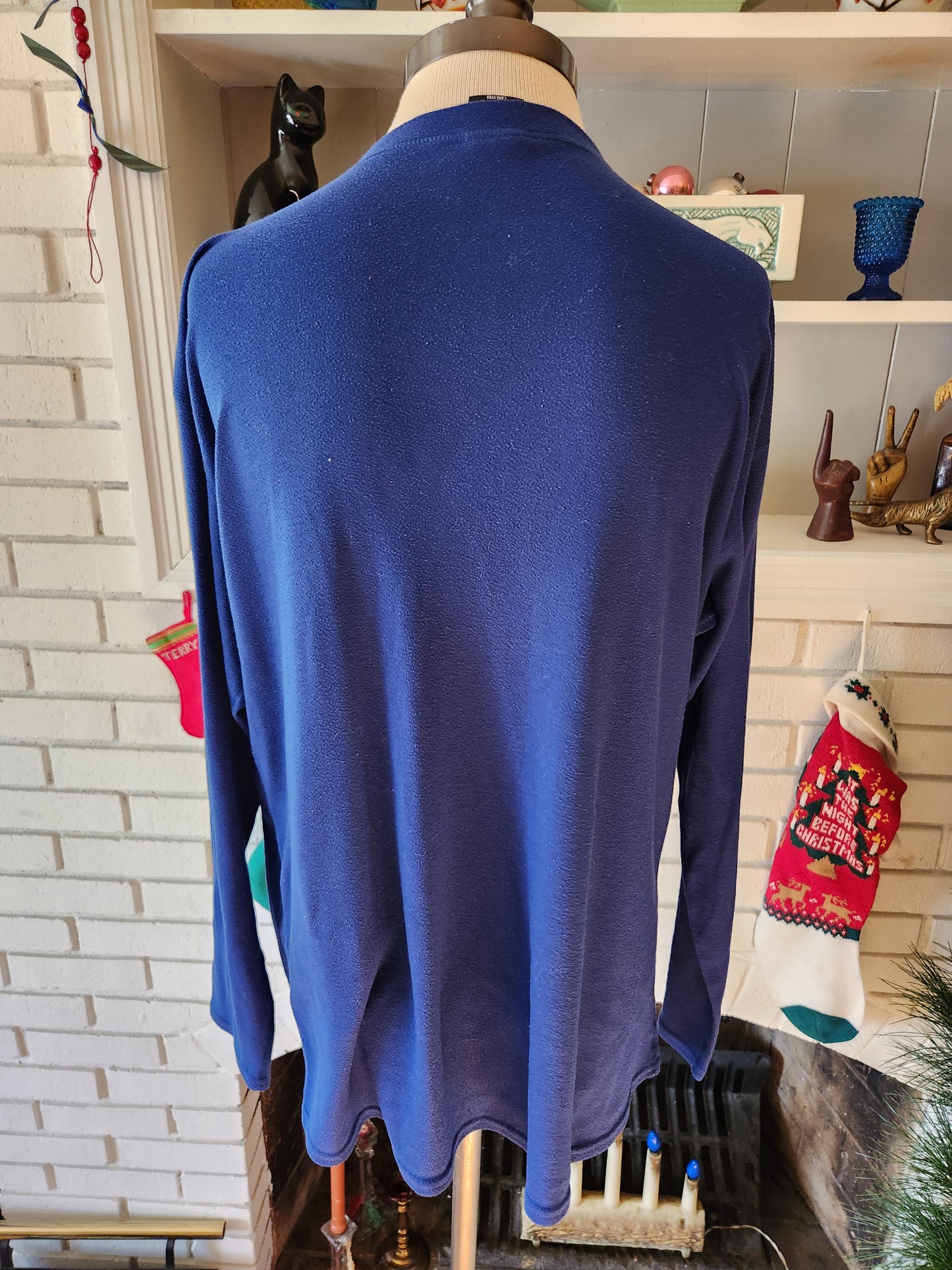 Vintage Blue Long Sleeve Patagonia Capilene Base Layer Shirt