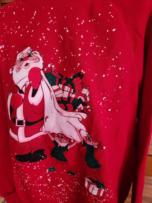 Vintage Santa and Elves Sweatshirt by Lee