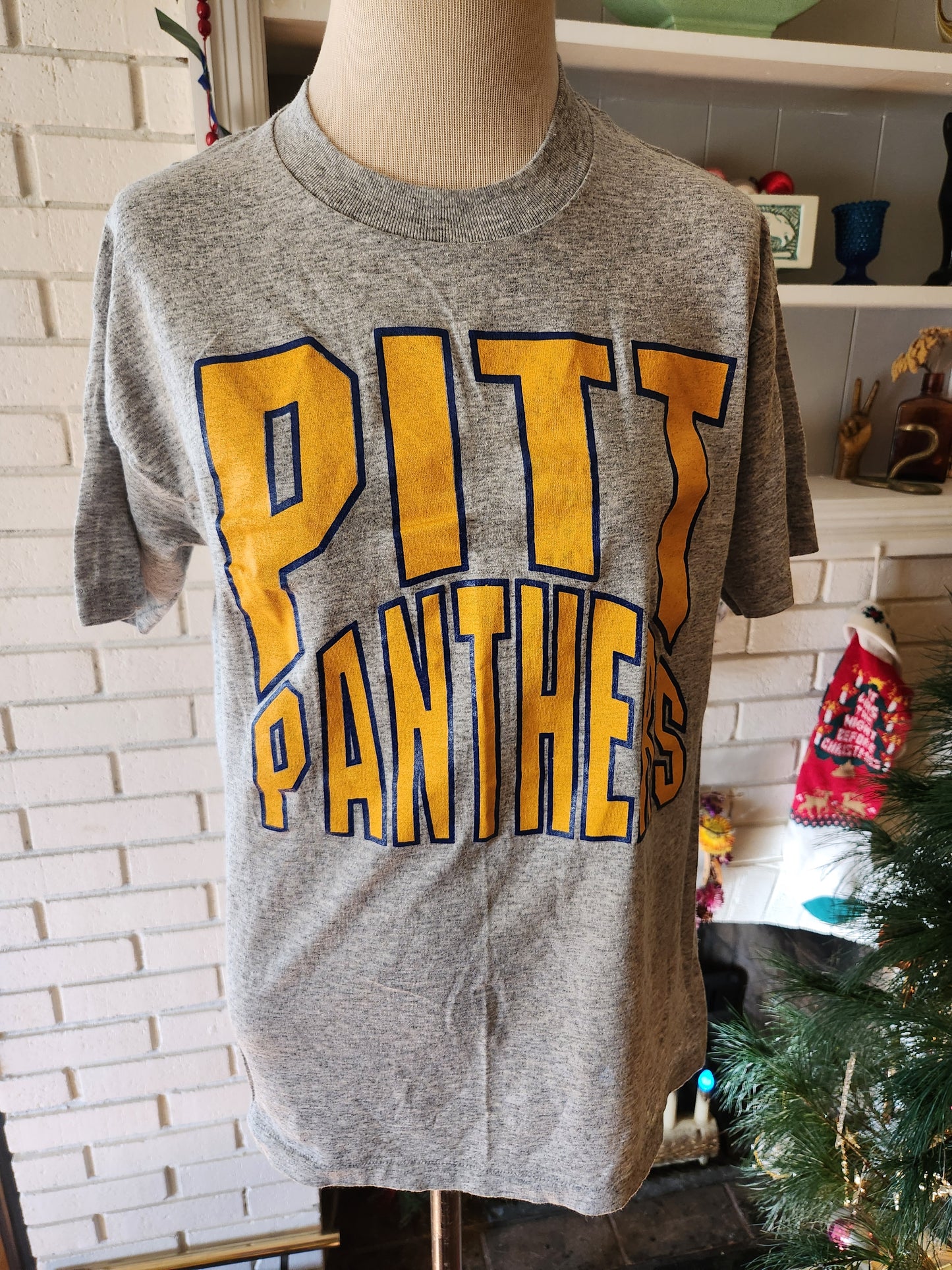 Vintage Pitt Panthers T Shirt by Durham Knitting Mills