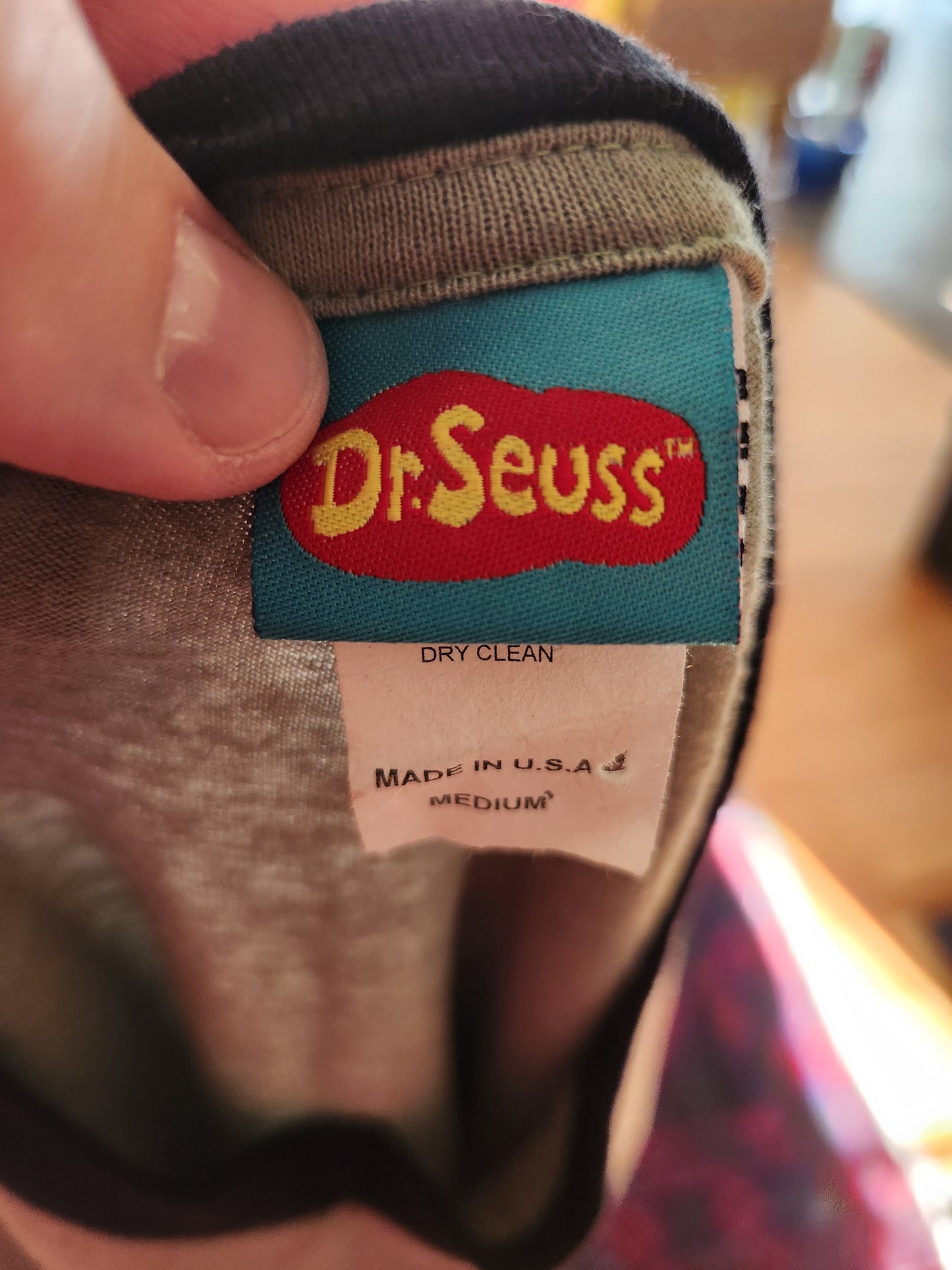 Vintage Dr. Seuss Grinch Ringer T Shirt