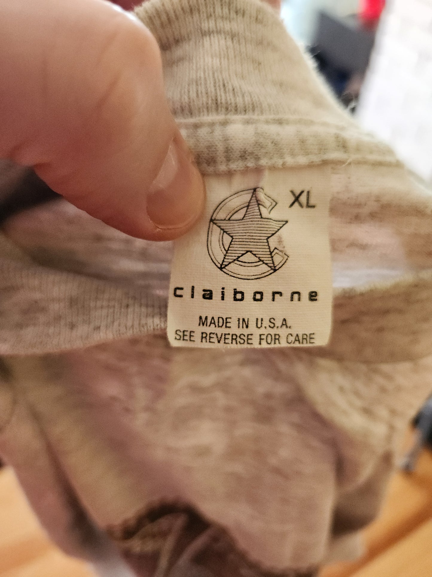 Vintage Long Sleeve T Shirt by Claiborne