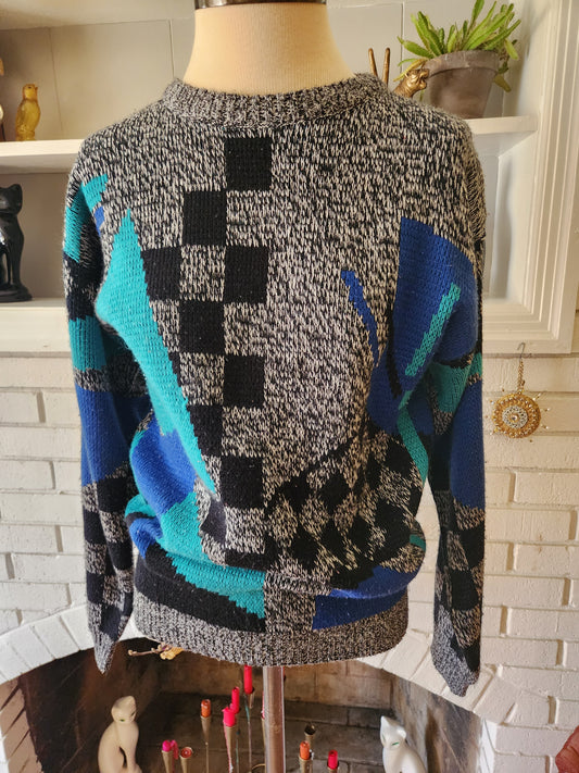 Vintage Acrylic Sweater by Reflex