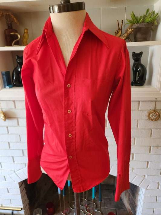 Vintage Button Down Long Sleeve Blouse by Archdale