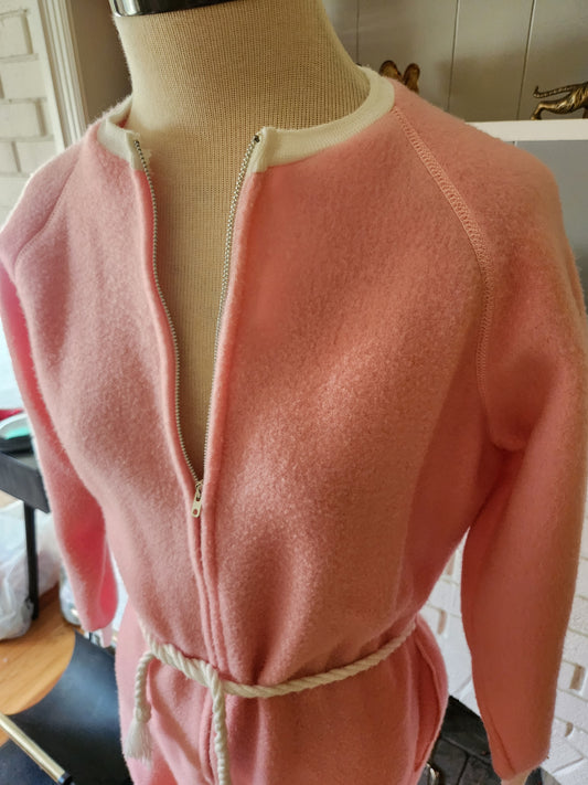 Vintage Pink Onesie by Bunny Sleeper Too