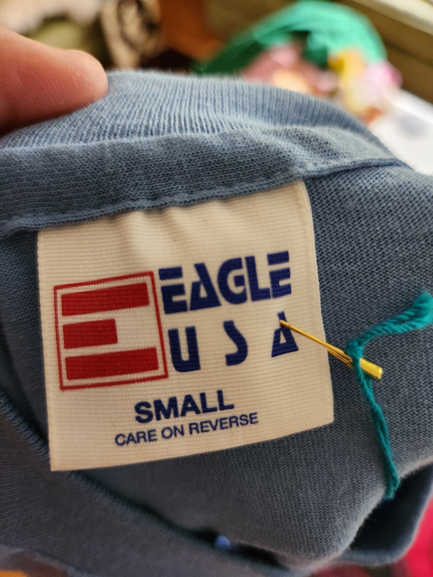 Vintage Hand Printed Field Day Tshirt by Eagle USA UNWORN!!