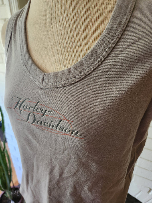 Vintage Virginia Beach Harley Davidson Tank Top Shirt by R.K.Stratman