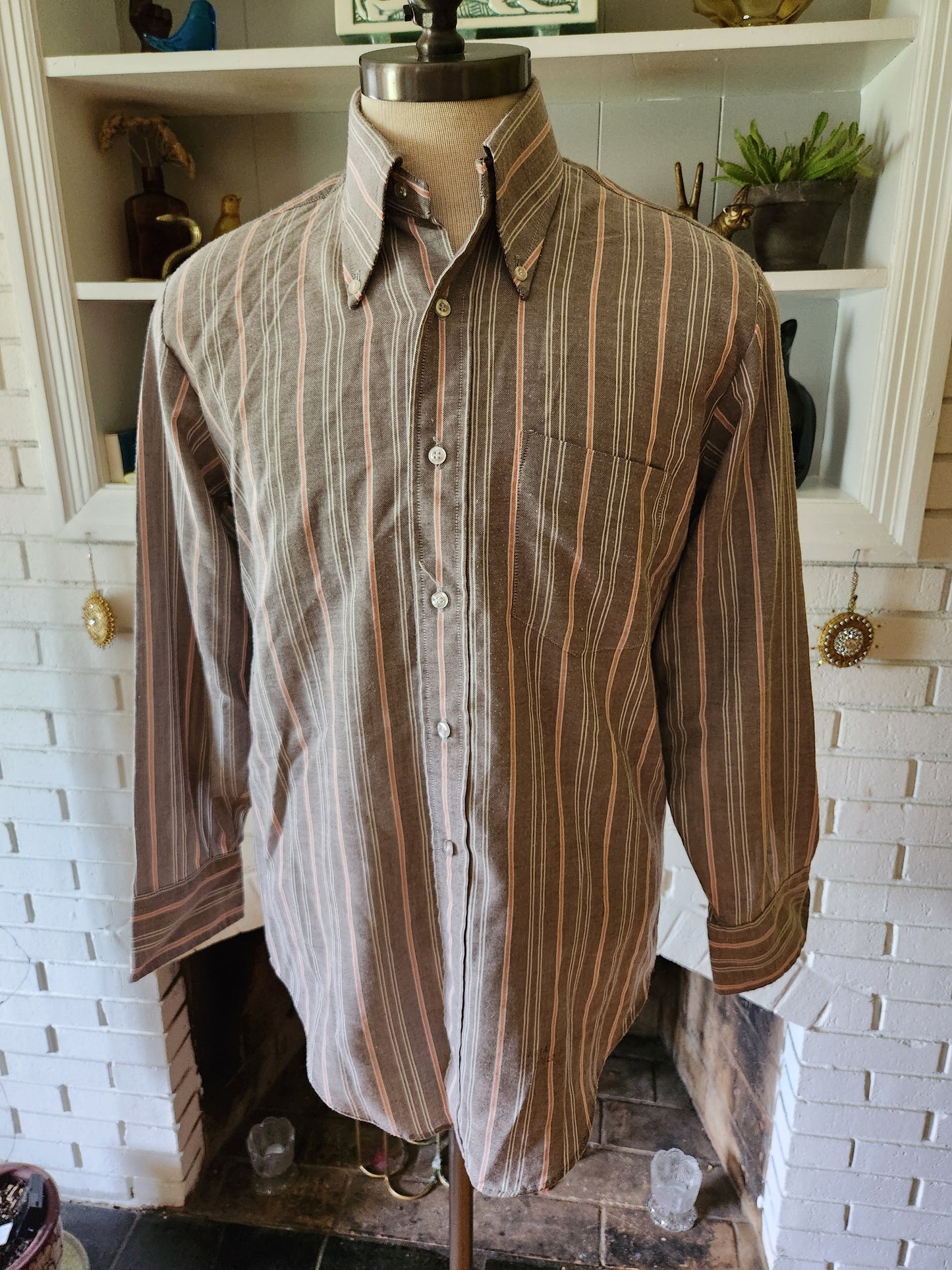 Vintage Long Sleeve Button Down Shirt by National Shirt Shops