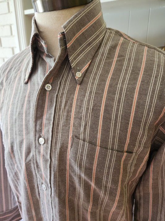 Vintage Long Sleeve Button Down Shirt by National Shirt Shops