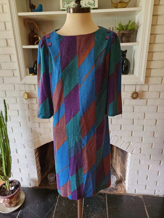 Vintage Short Sleeve Dress by Three R's