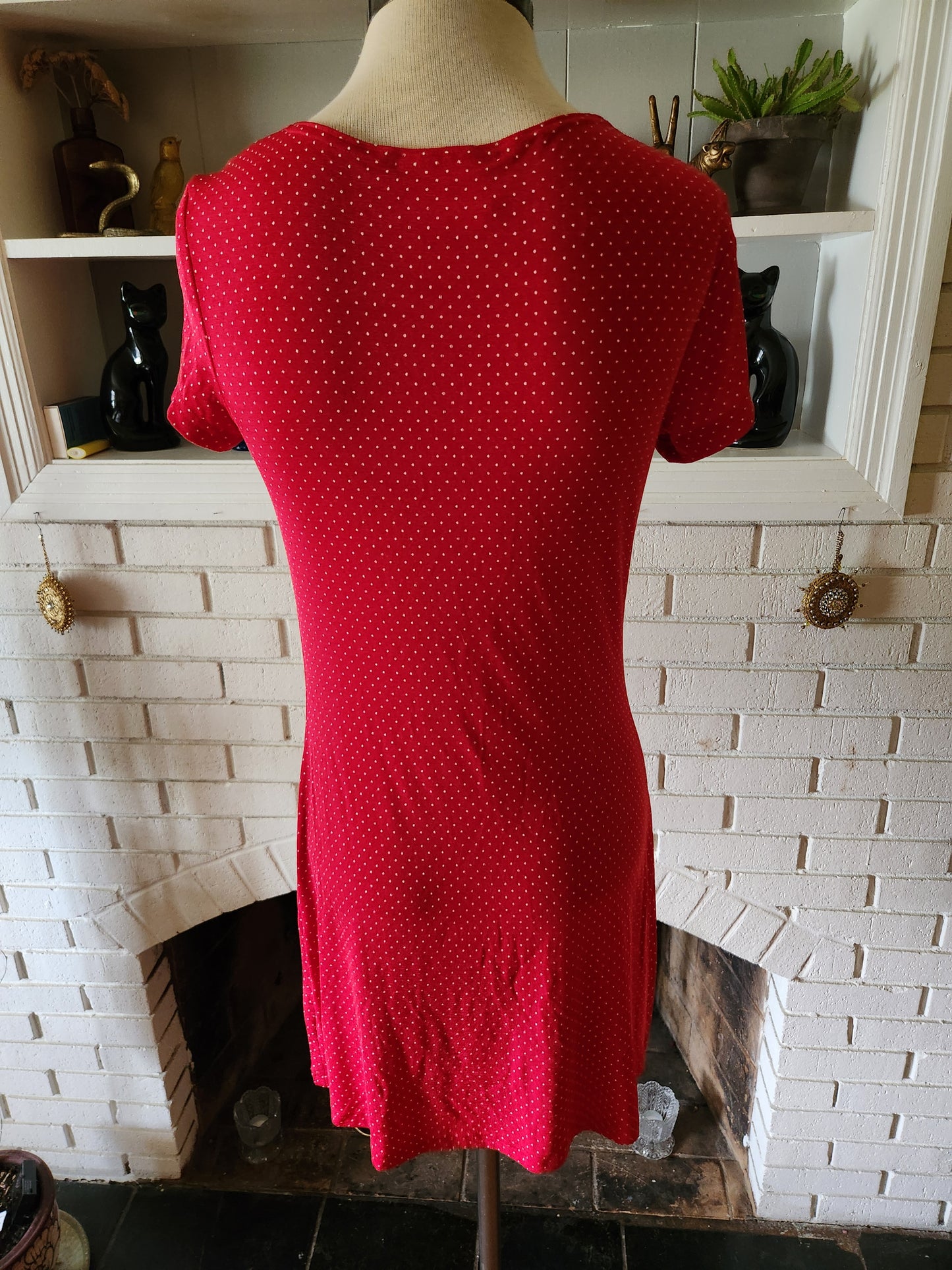 Vintage Short Sleeve Polka Dot Dress by Byer Too!