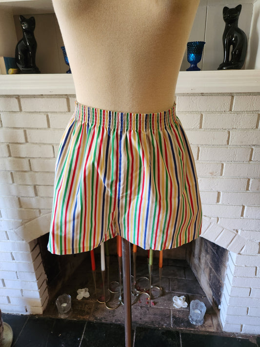 Vintage Striped Shorts