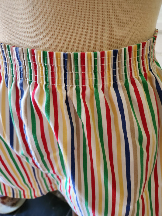 Vintage Striped Shorts