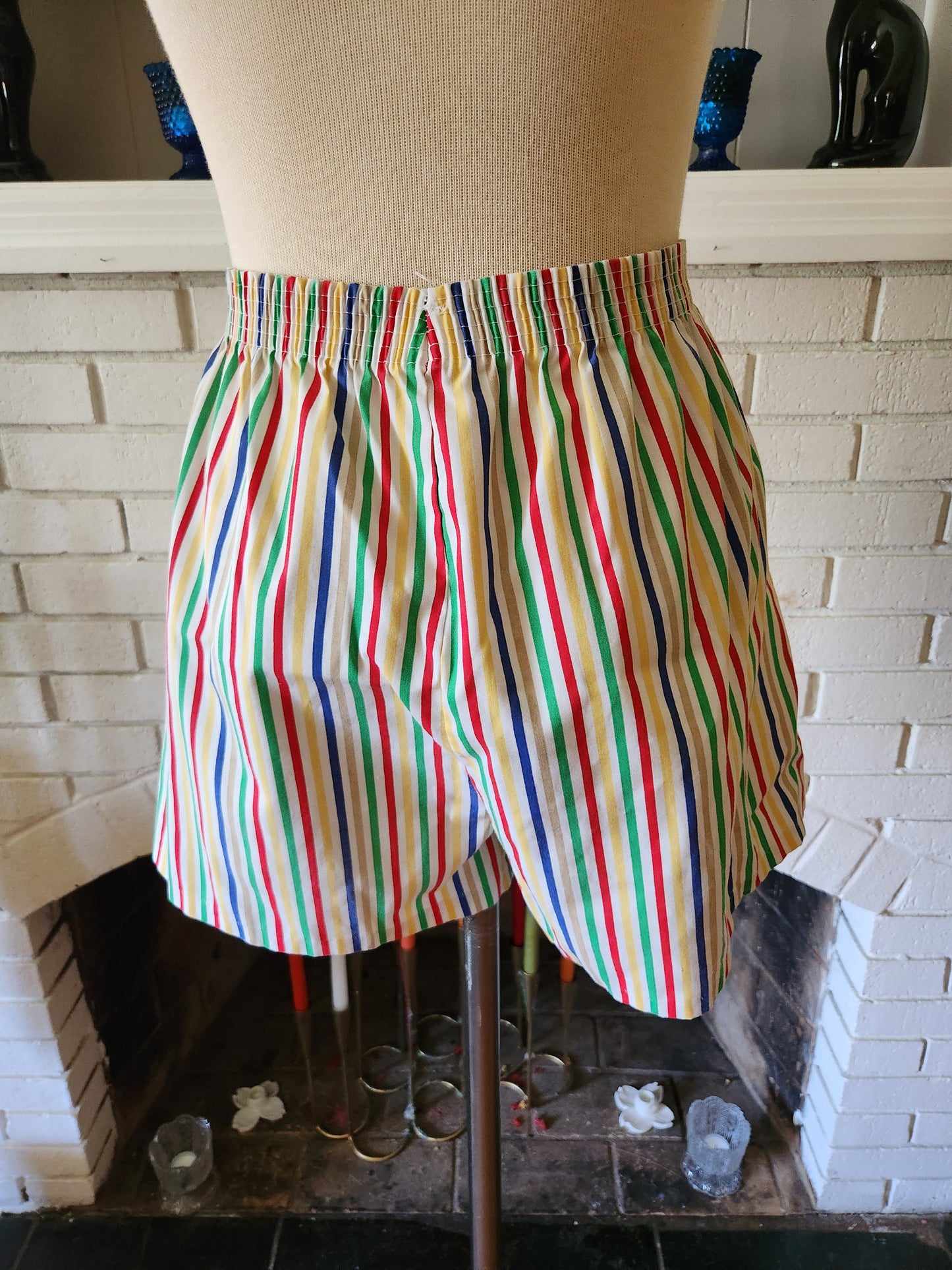 Vintage Striped Shorts