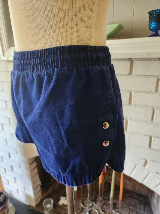 Vintage Blue Shorts by C'Est Joli by Laura