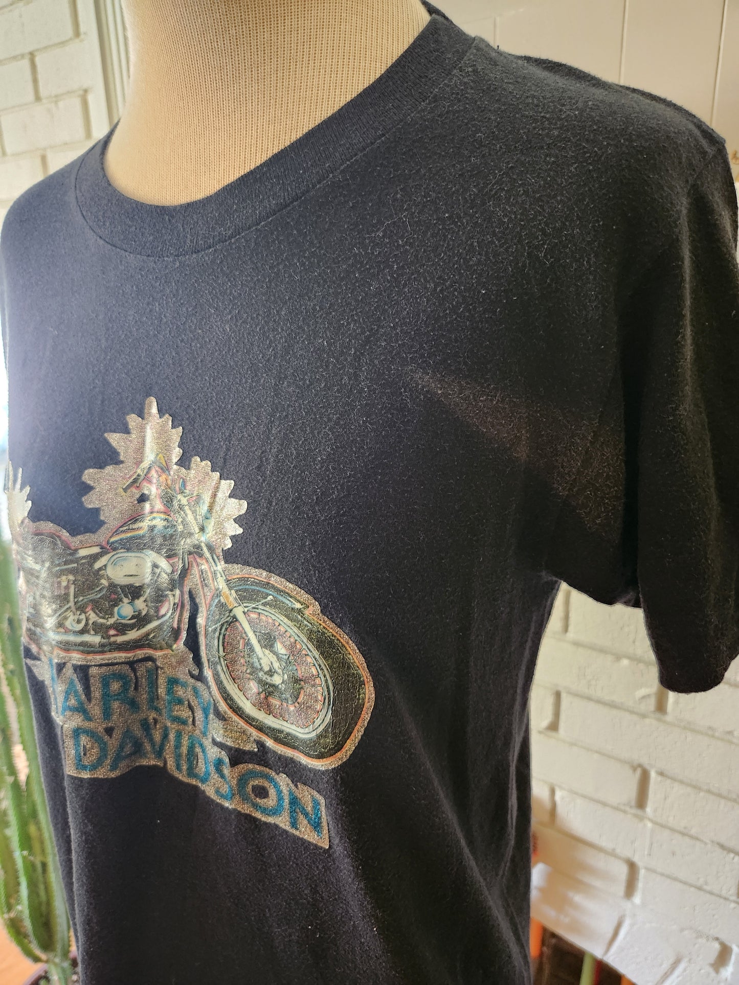 Vintage Harley Davidson Iron On T Shirt