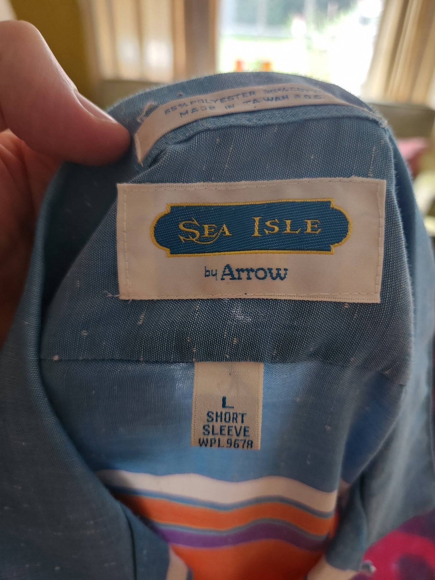 Vintage Short Sleeve Button Down Shirt from Sea Isle by Arrow