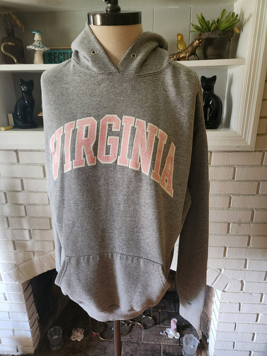 Vintage Virginia Hoodie Sweatshirt by Eagle USA