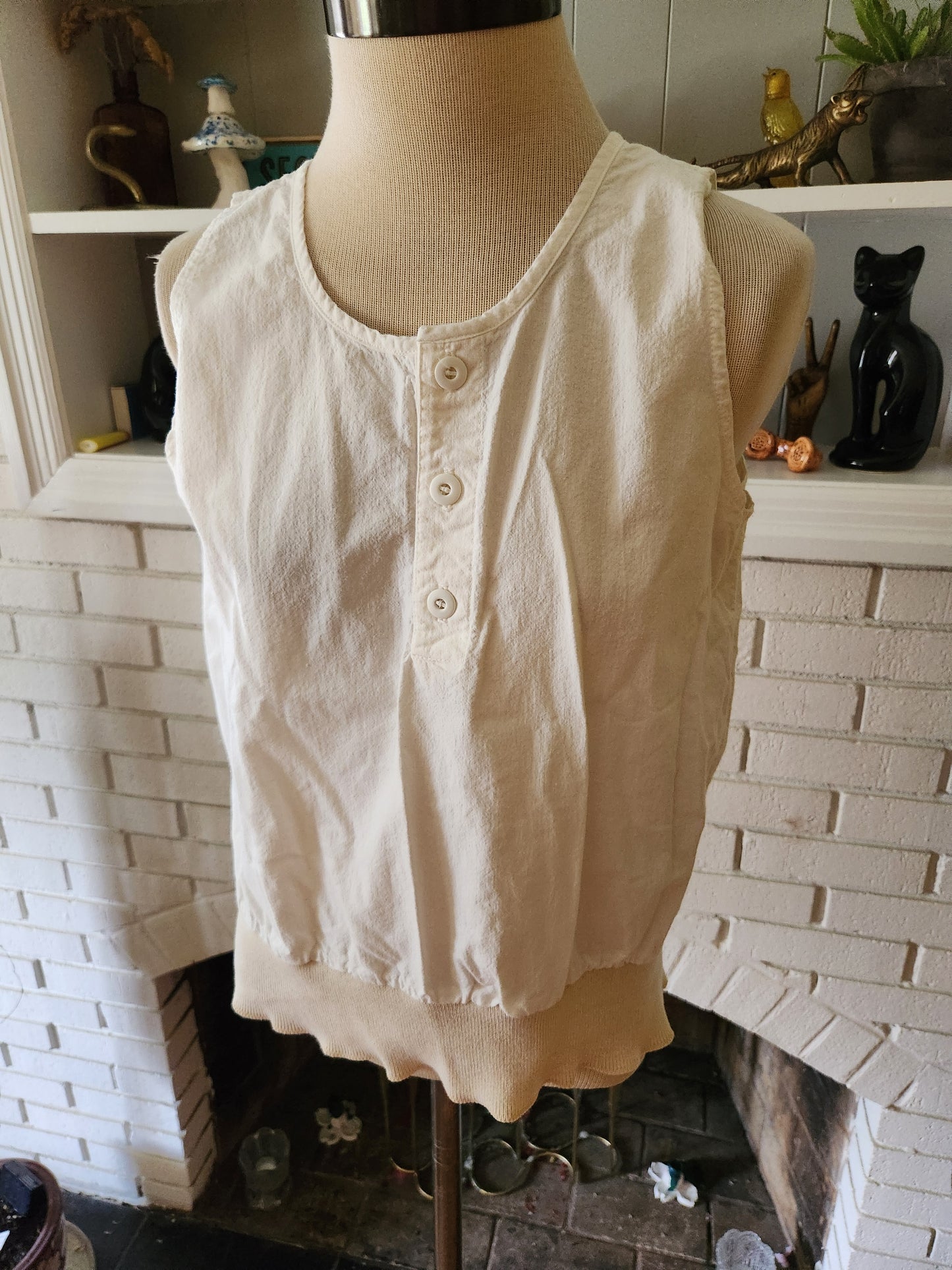 Vintage Sleeveless Blouse by Water, Water, Everywear