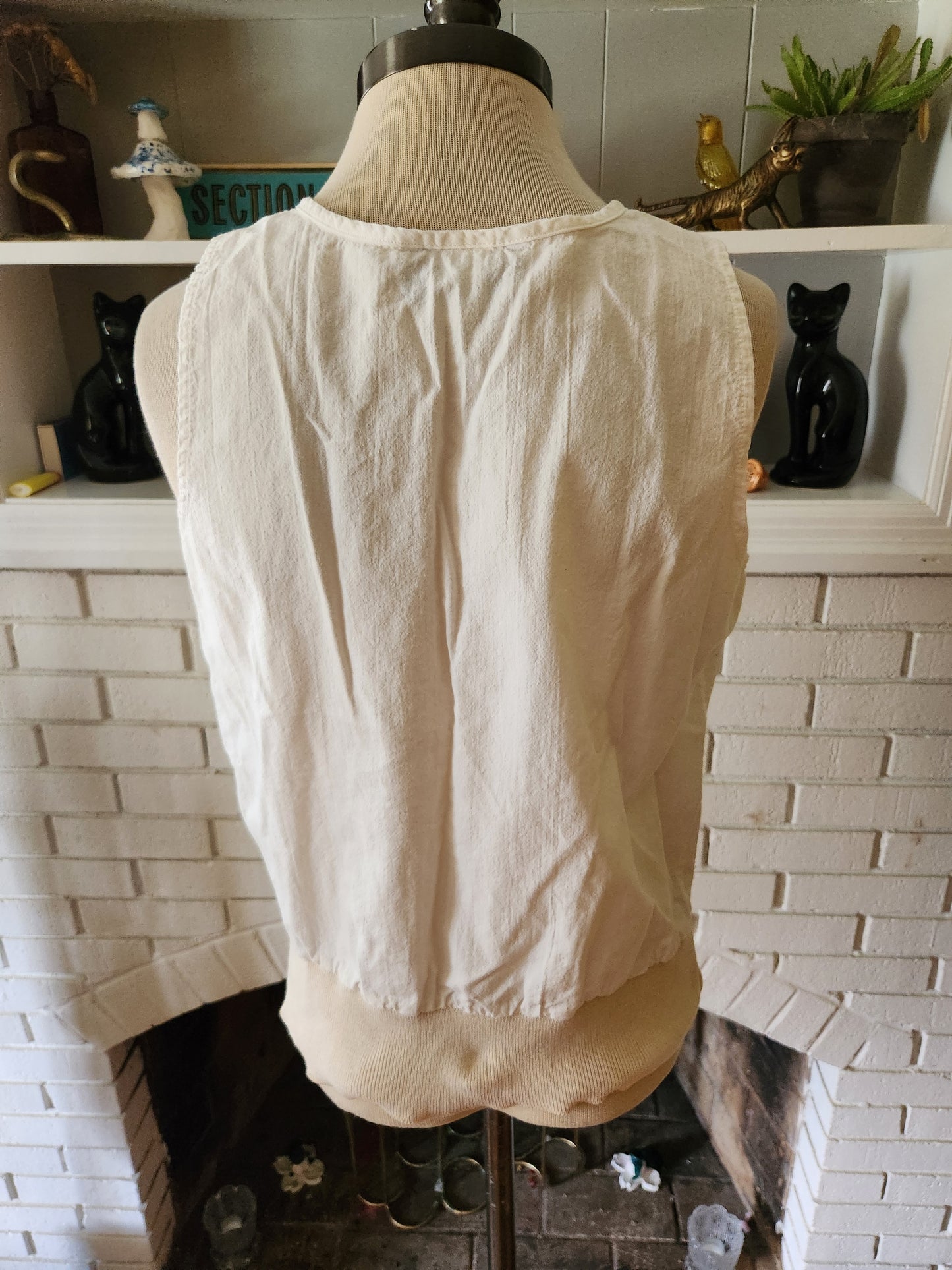 Vintage Sleeveless Blouse by Water, Water, Everywear