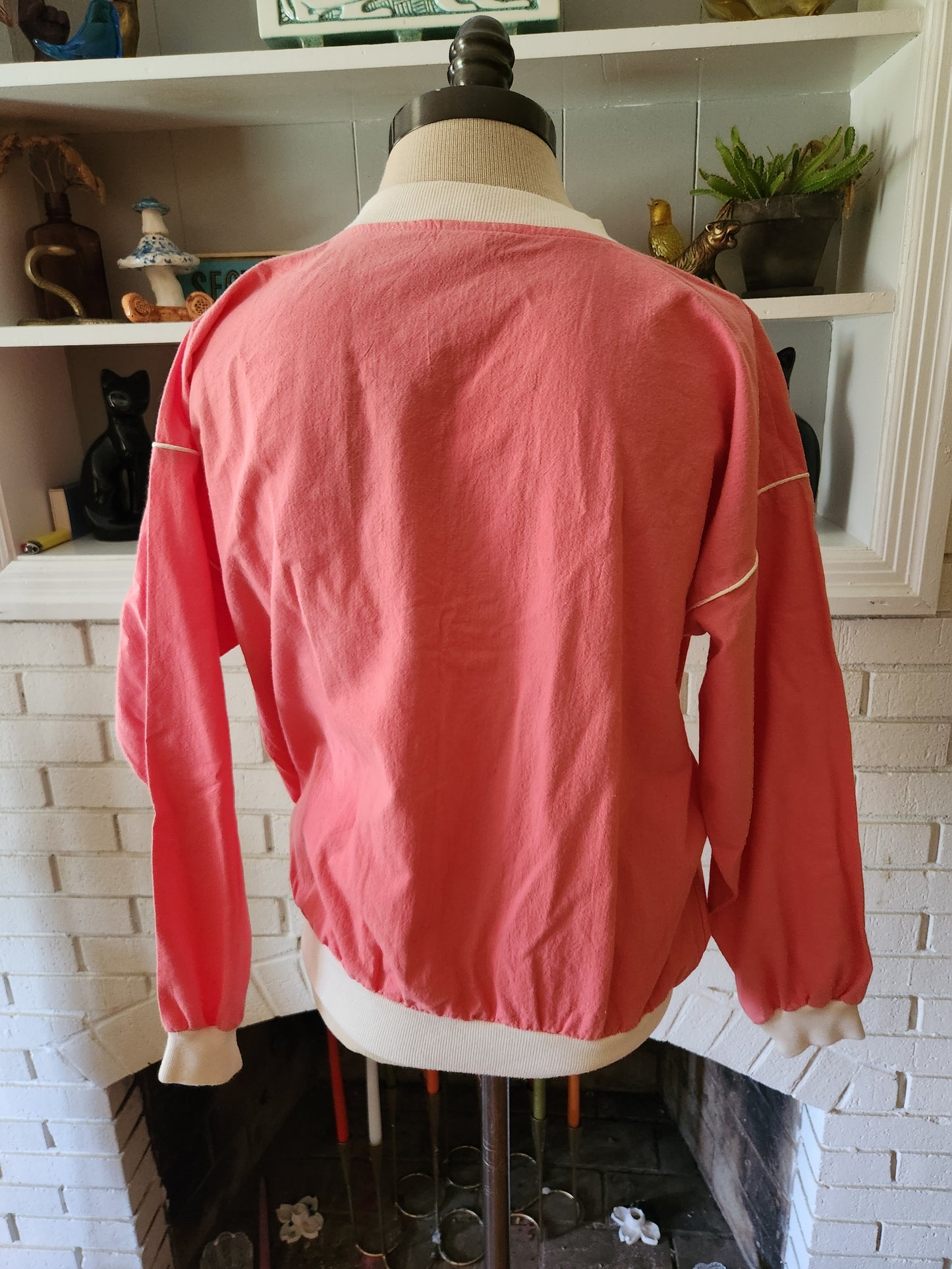 Vintage Button Down Pink Top by Sporti