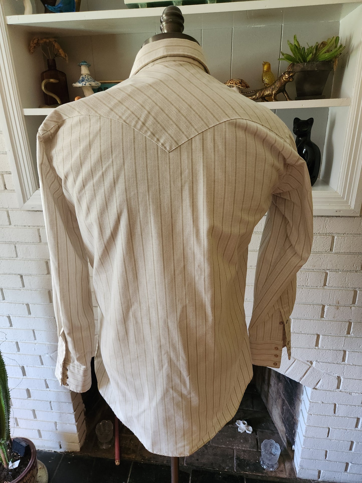 Vintage Long Sleeve Button Down Western Snap Shirt by Ruddock Shirts