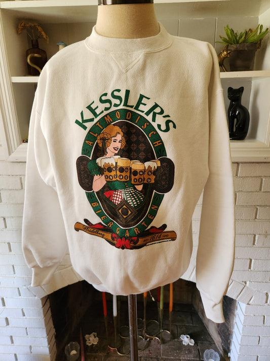 Vintage Kessler's Biergarten Sweatshirt by Hanes Classics