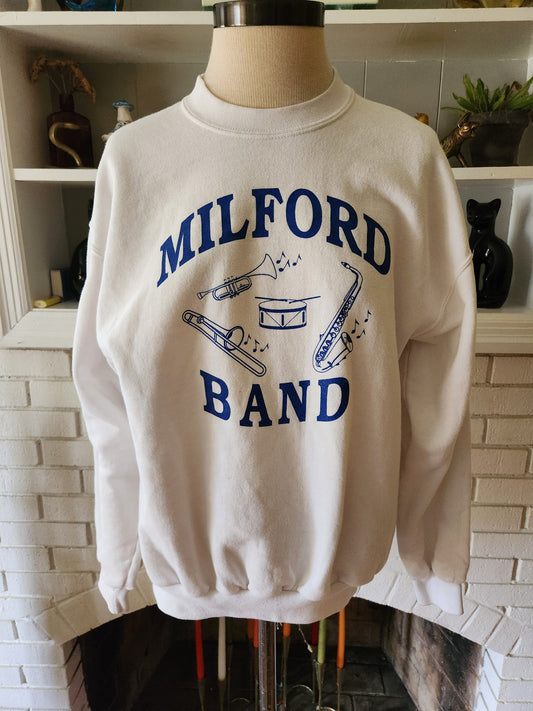 Vintage Milford Band Sweatshirt by College Lane