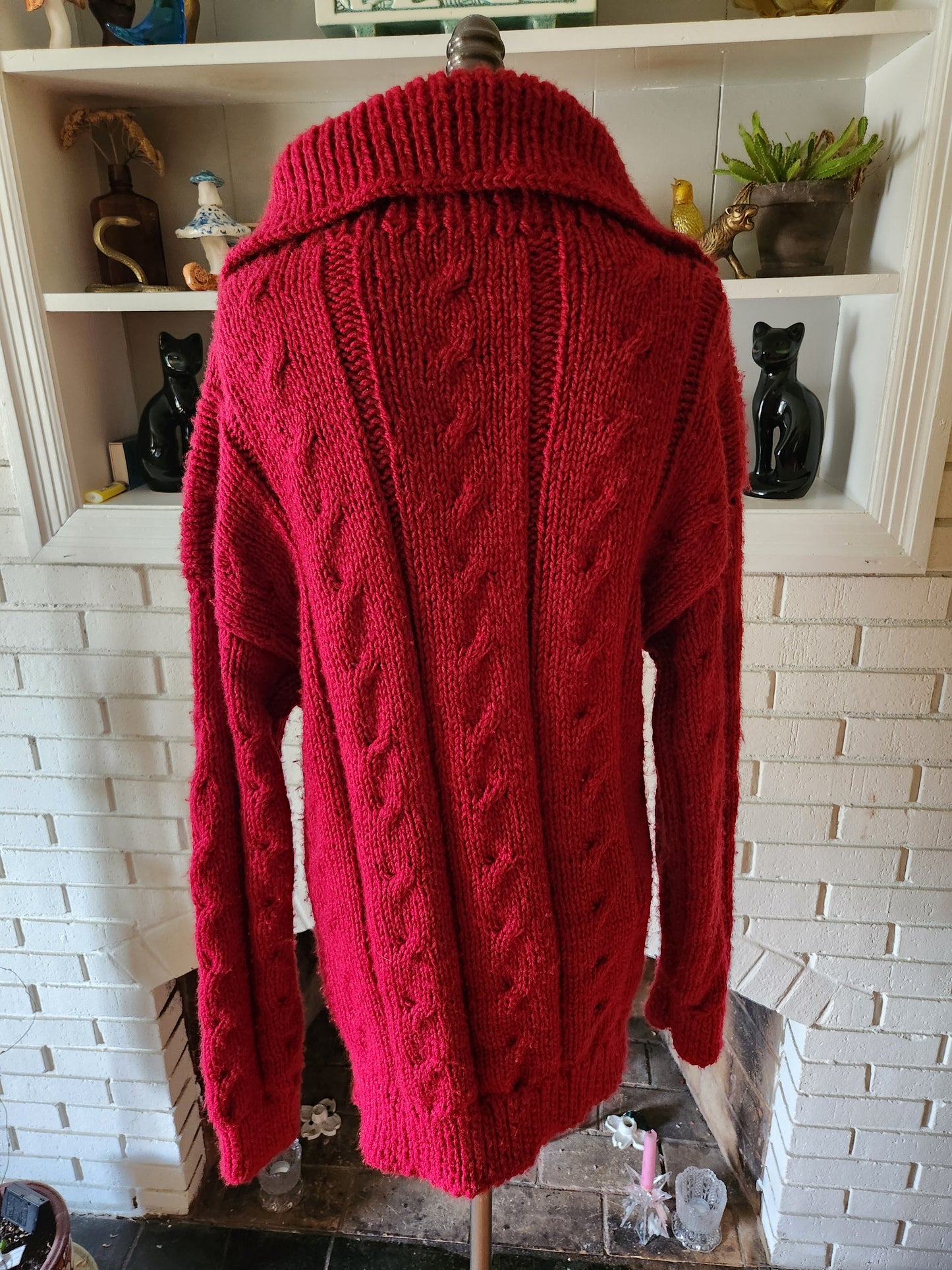 Vintage Long Sleeve Hand Made Sweater (Dress)