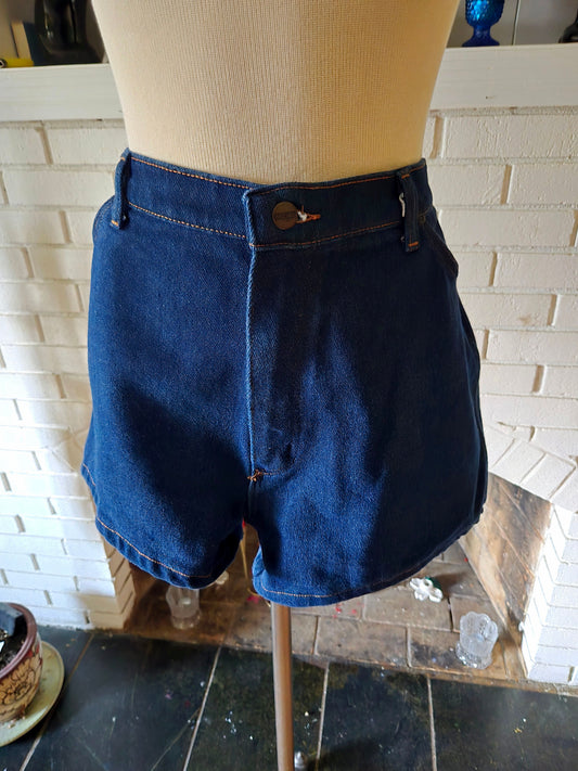 Vintage Dark Blue Denim Shorts by Wrangler