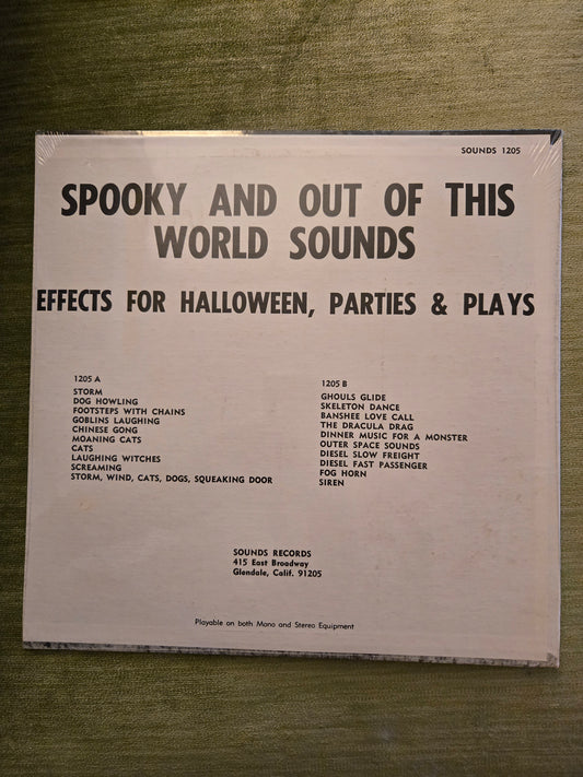 Vintage Spooky Sound Effects Vinyl Record UNOPENED!