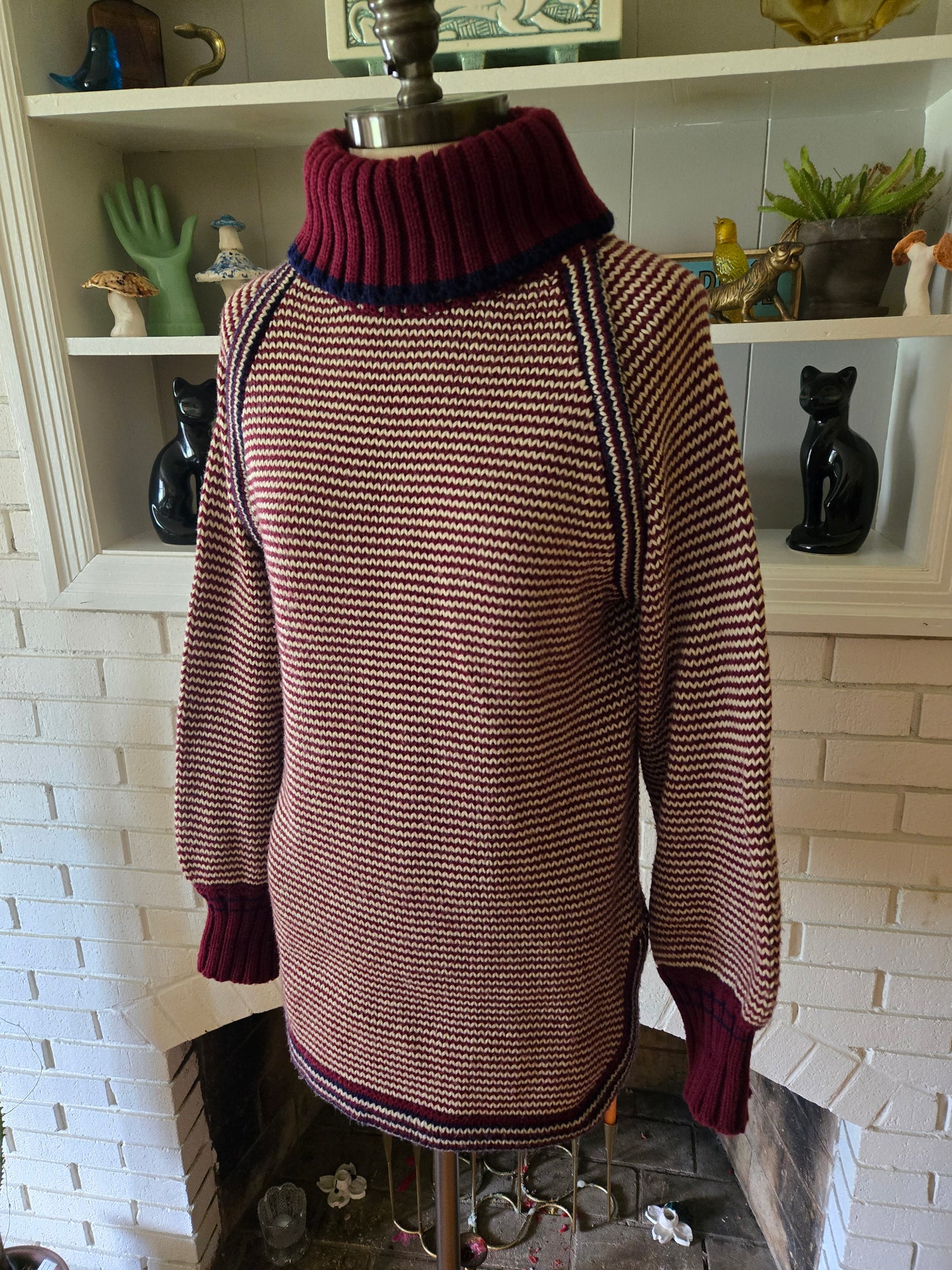 Vintage Long Sleeve Acrylic Sweater by Donnkenny