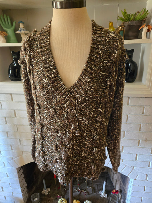 Vintage Long Sleeve Sweater by Leslie Fay Sport