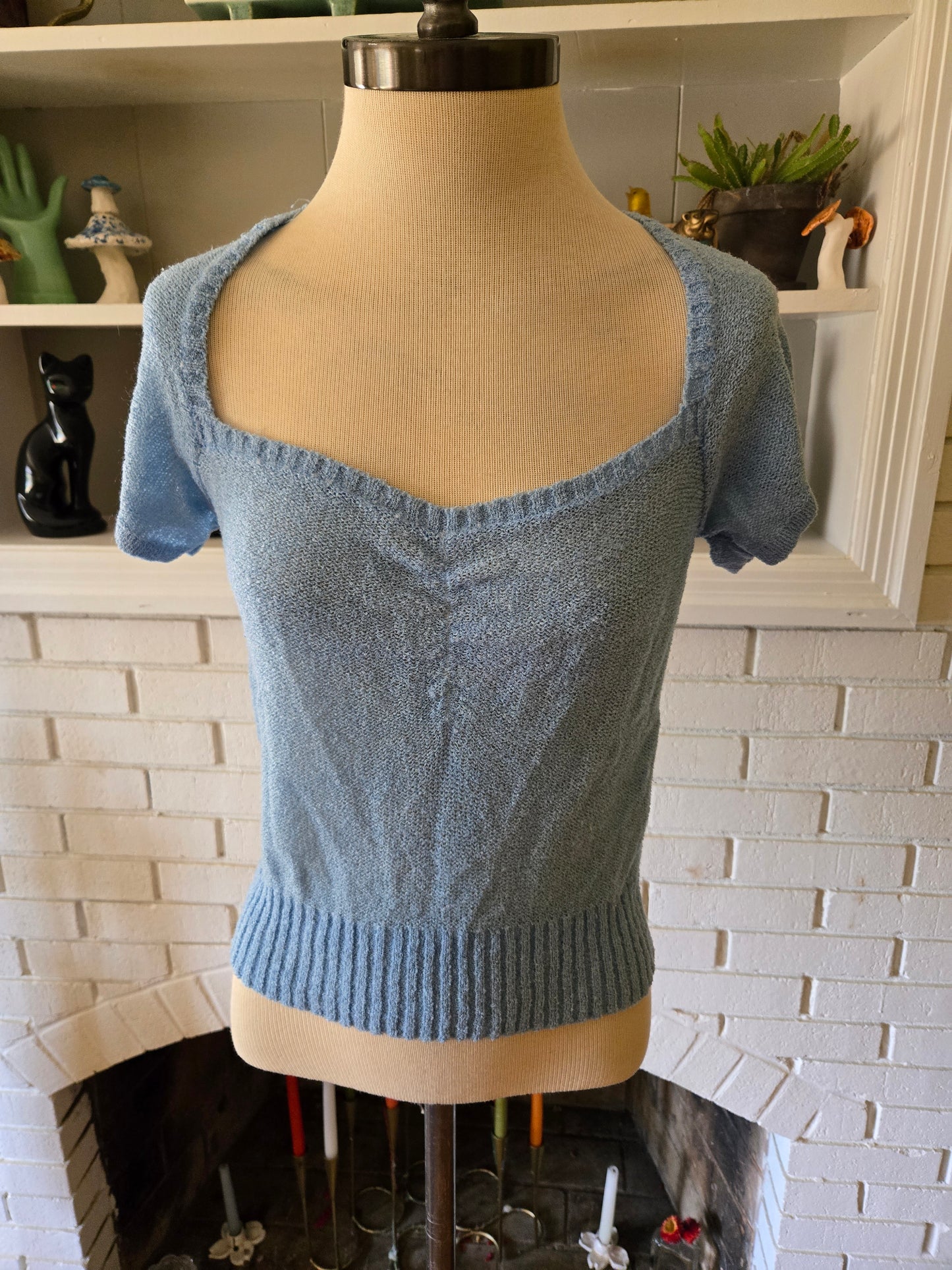 Vintage Short Sleeve Sweater by Cecily