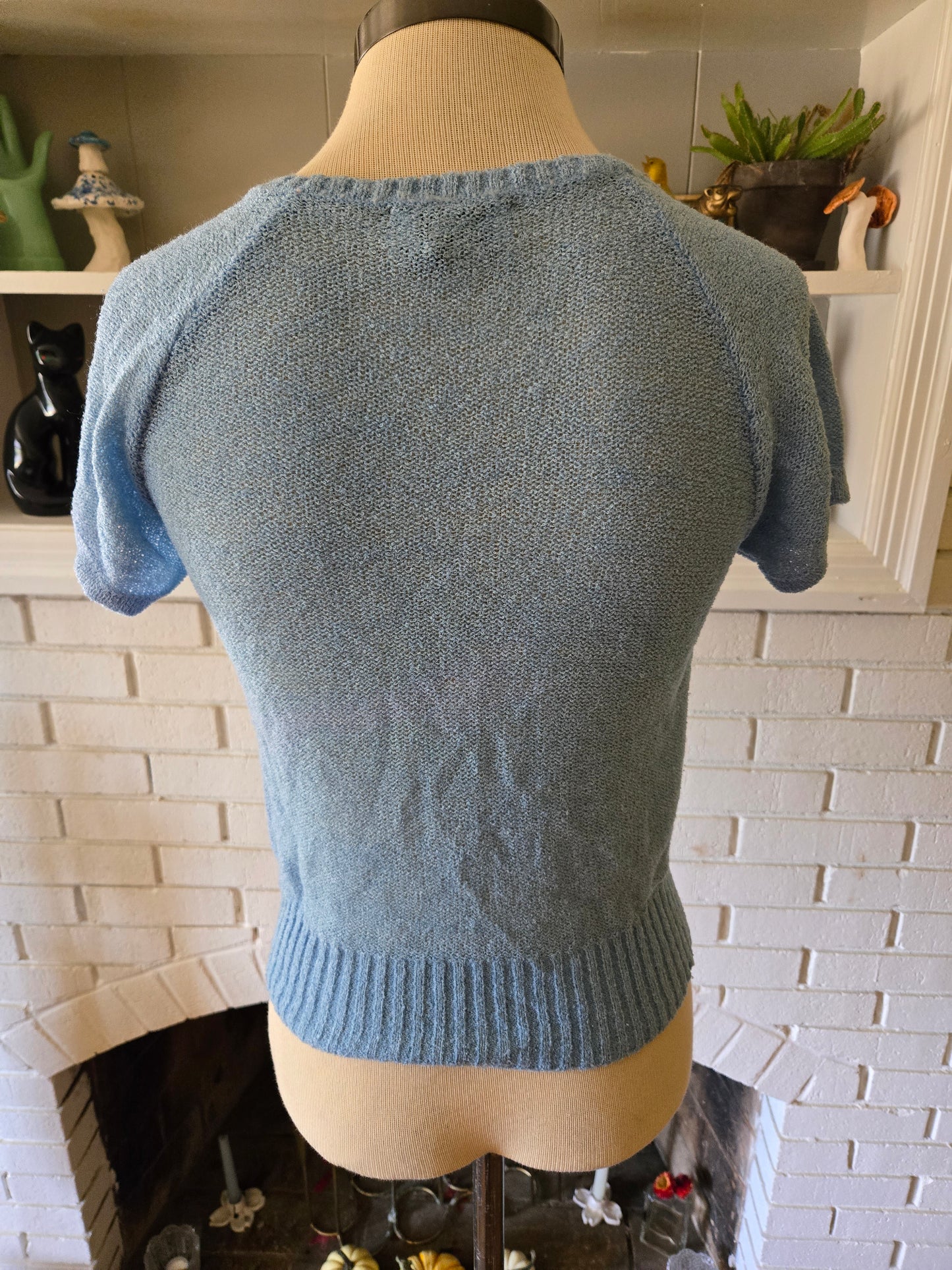 Vintage Short Sleeve Sweater by Cecily