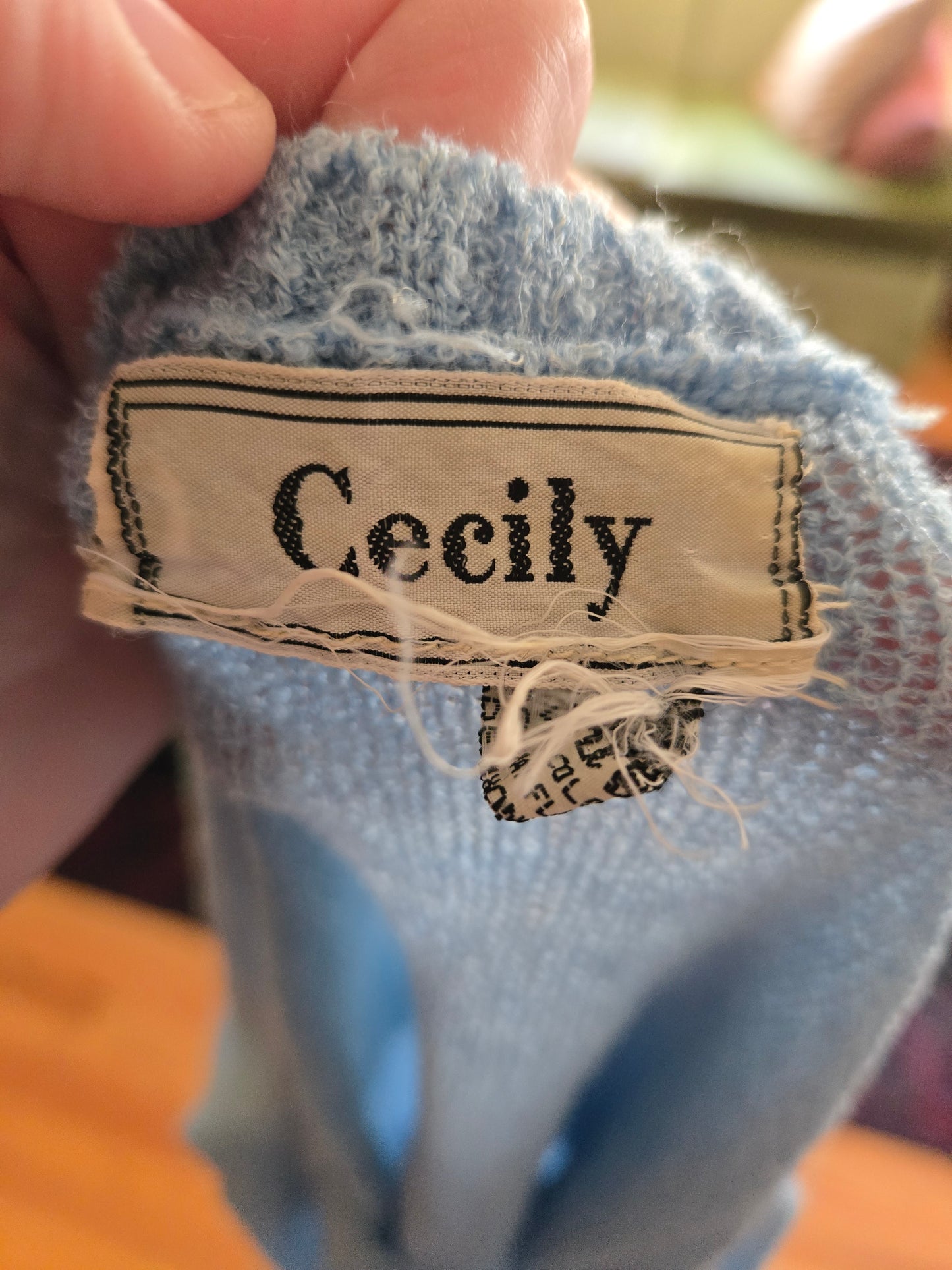 Vintage Short Sleeve Sweater by Cecily