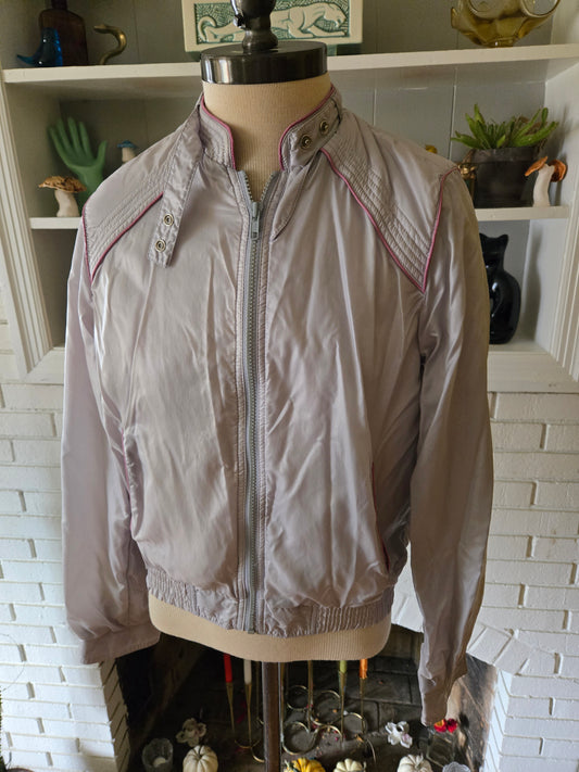 Vintage Sporty Silver Jacket by Current Seen