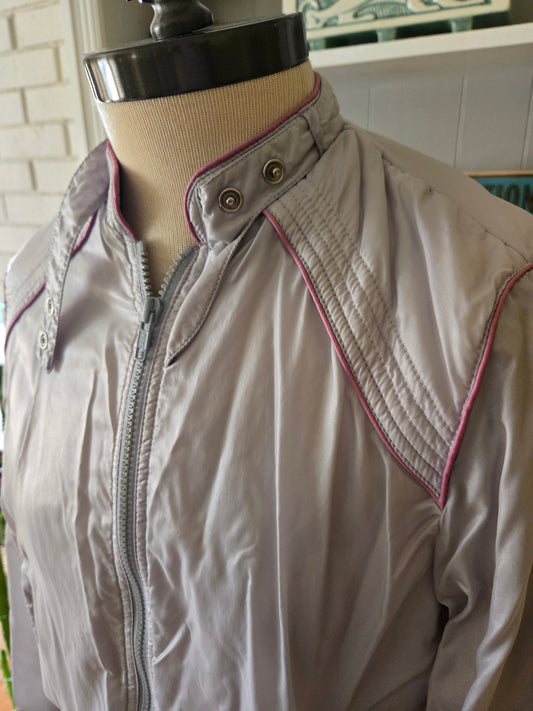 Vintage Sporty Silver Jacket by Current Seen