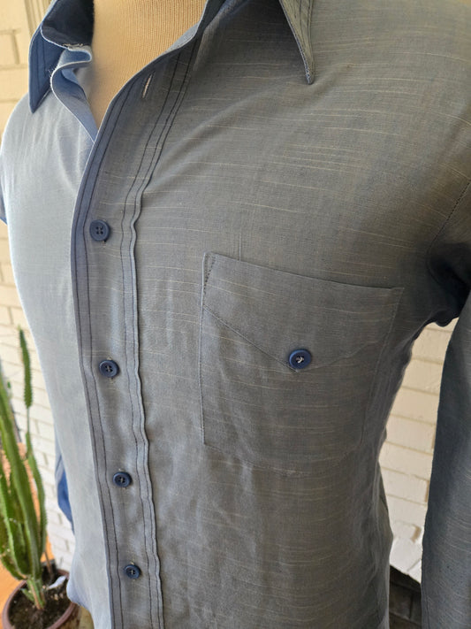 Vintage Long Sleeve Button Down Shirt by Van Heusen