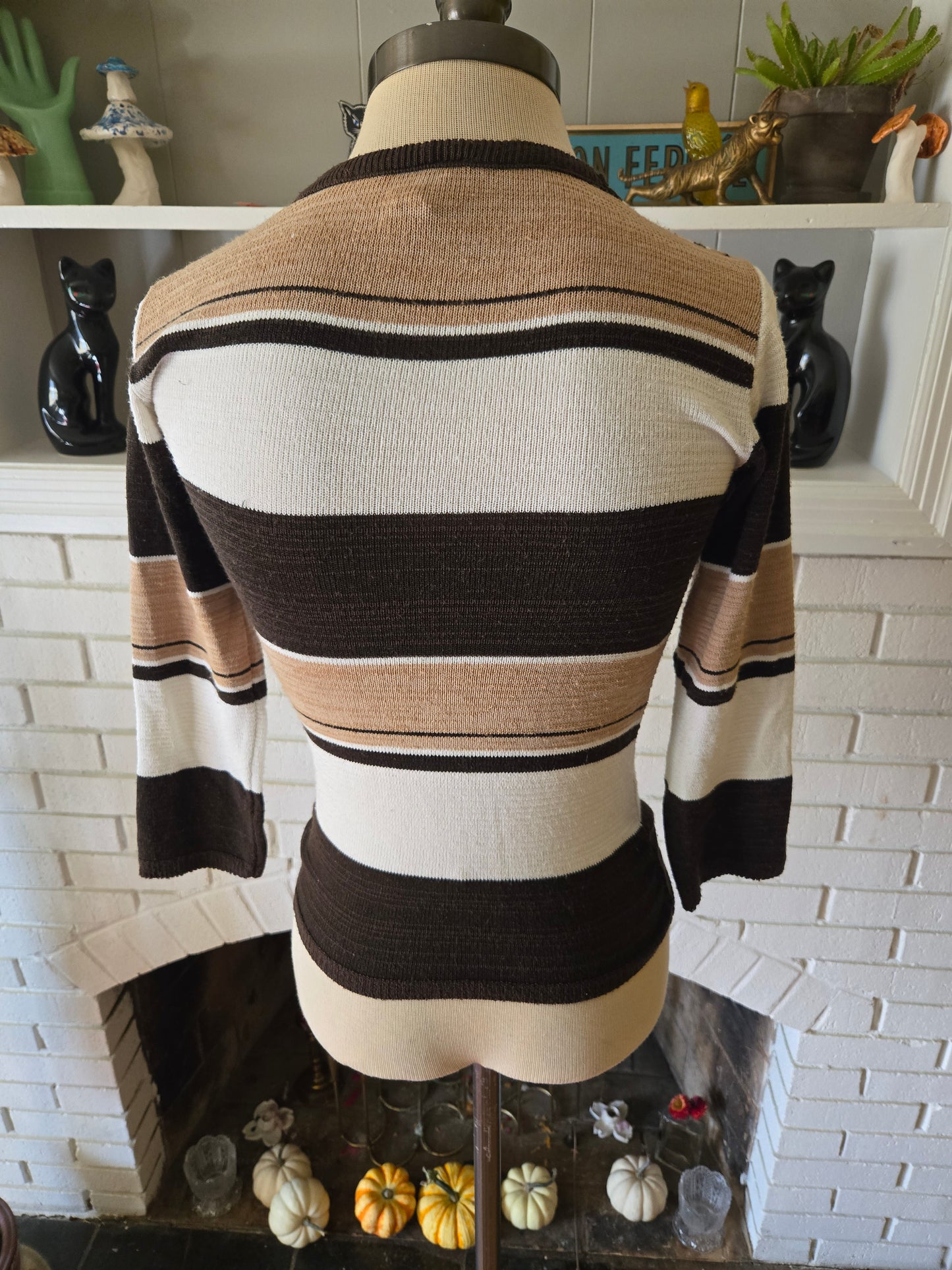 Vintage Long Sleeve Striped Sweater by Beware