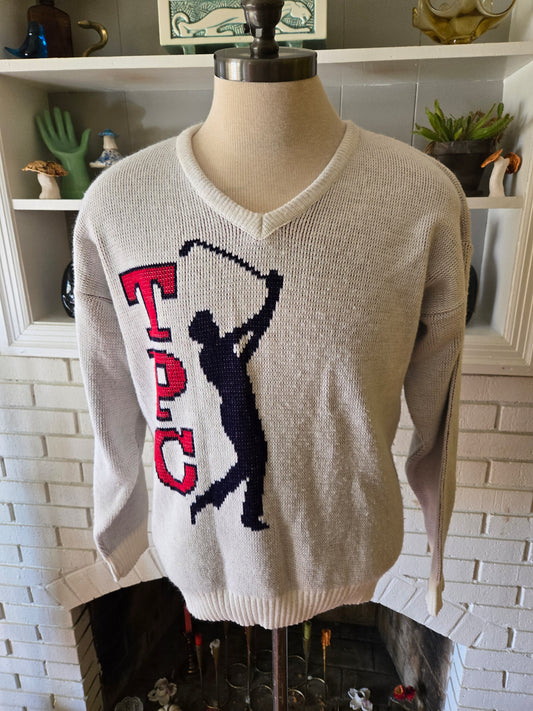 Vintage Long Sleeve Sweater by Tournament Players Club