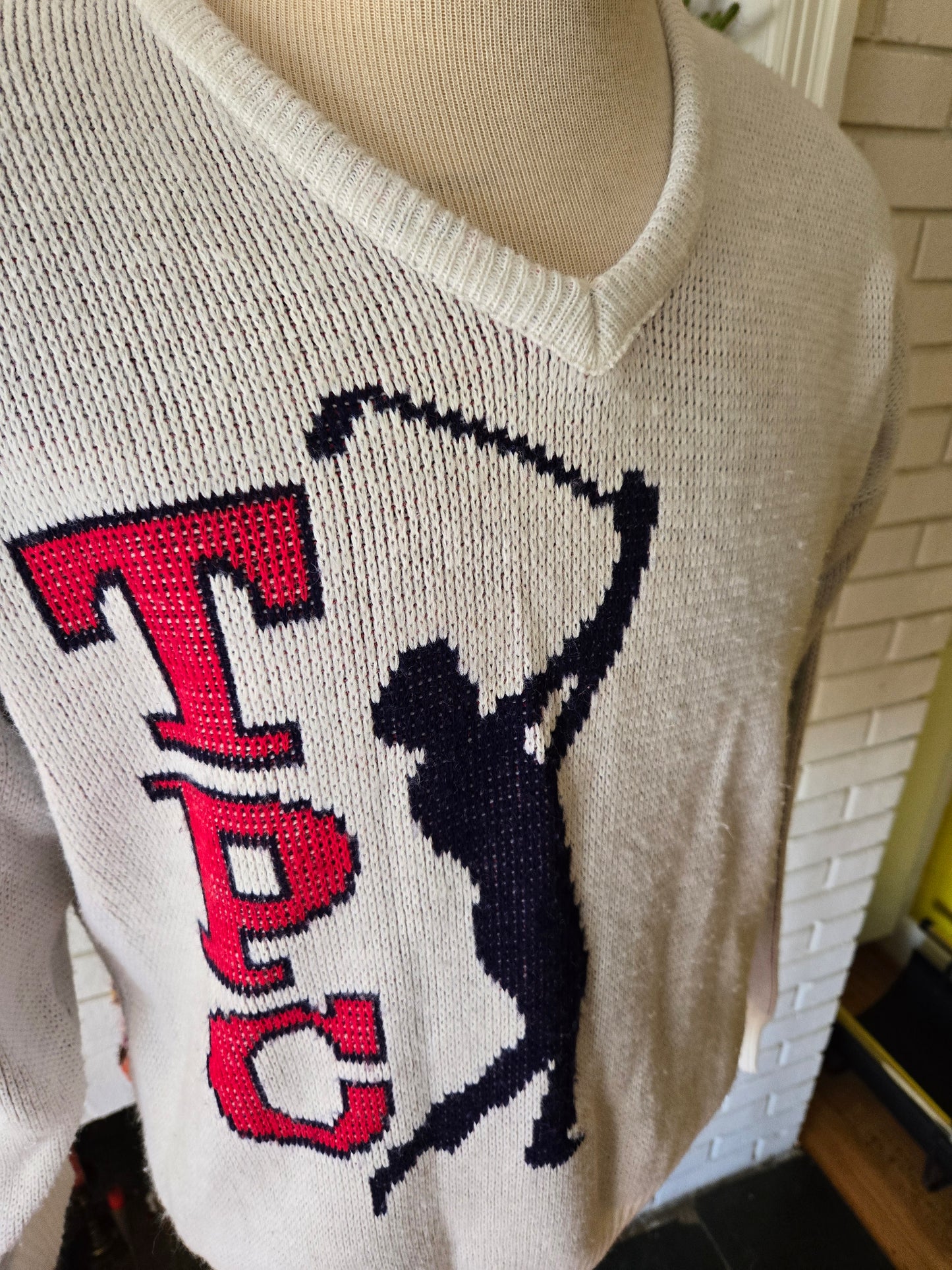 Vintage Long Sleeve Sweater by Tournament Players Club